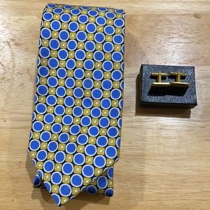 Robert Talbott Tie and Cufflinks set